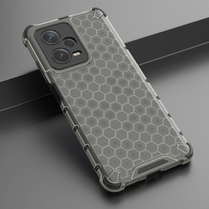 Etui Honeycomb etui do Xiaomi Redmi Note 12 Pro+ pancerny hybrydowy pokrowiec czarne Case