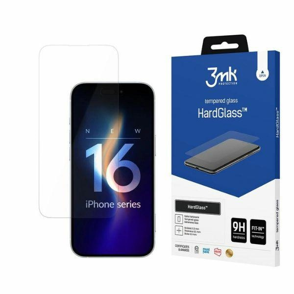 3MK HardGlass iPhone 16 Plus