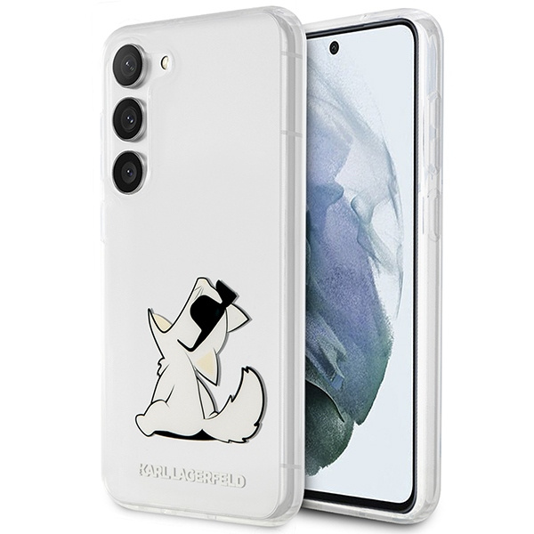 Etui Karl Lagerfeld KLHCS23MCFNRC S23 Plus S916 transparent hardcase Choupette Fun Case