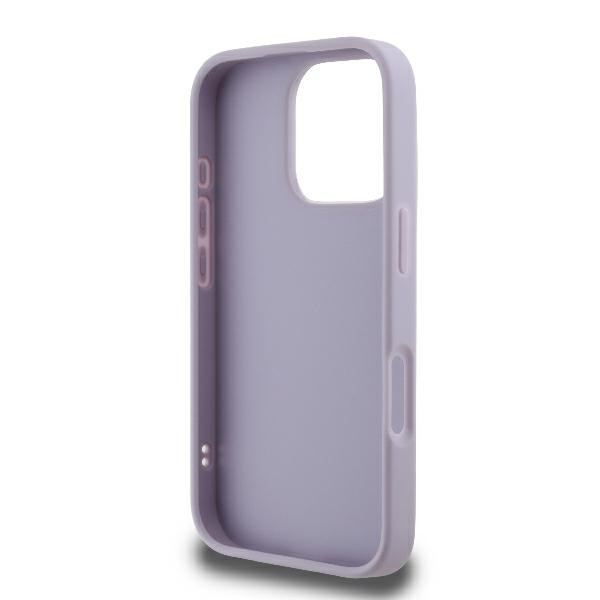 Etui Guess iPhone 16 Pro 6.3" jasnofioletowy/light purple hardcase Quilted Metal Logo