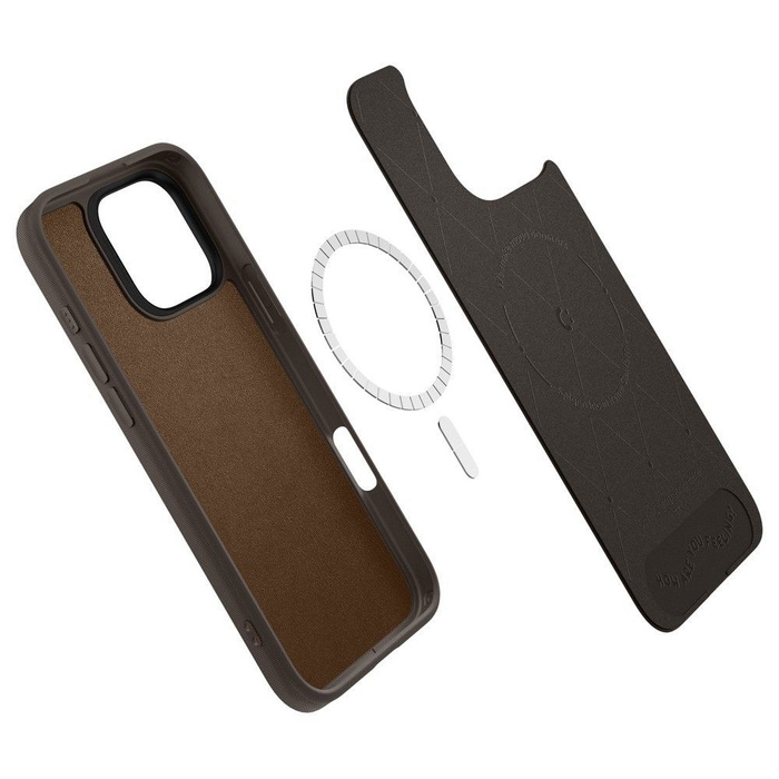 ETUI SPIGEN CYRILL KAJUK MAG MAGSAFE IPHONE 16 PRO SADDLE BROWN