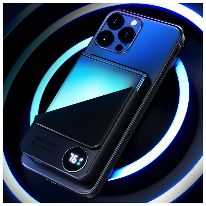 3MK HARDY MagSynergy Powerbank 10000 mAh z funkcją ładowania bezprzewodowego MagSafe