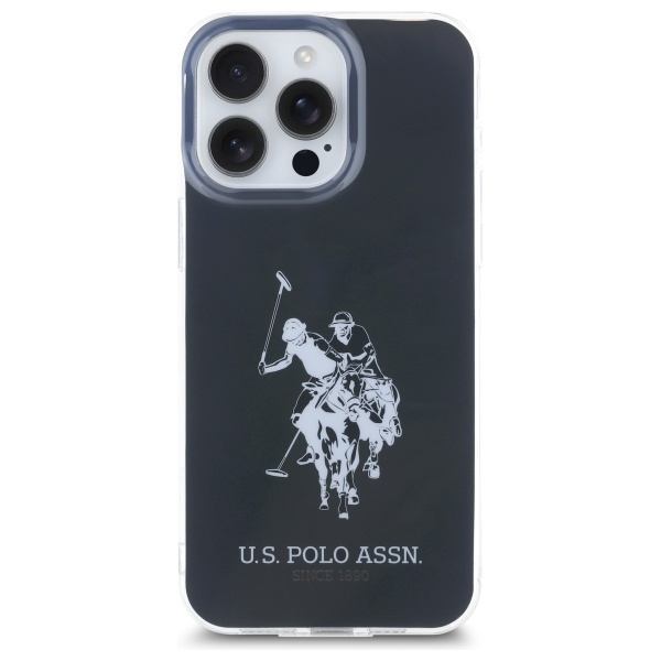 US Polo USHCP15XTPUHRBK iPhone 15 Pro     Max 6,7" czarny/black Shiny Big Logo