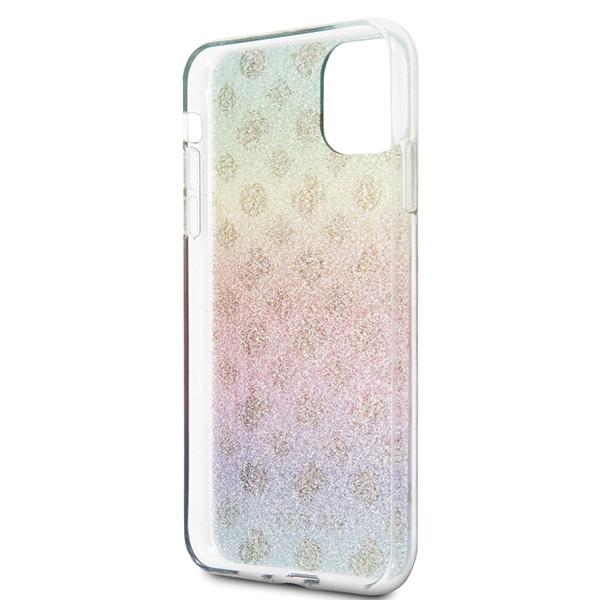 Etui GUESS Apple iPhone 11 Pro Max Iridescent 4G Peony Wielokolorowy Hard Case
