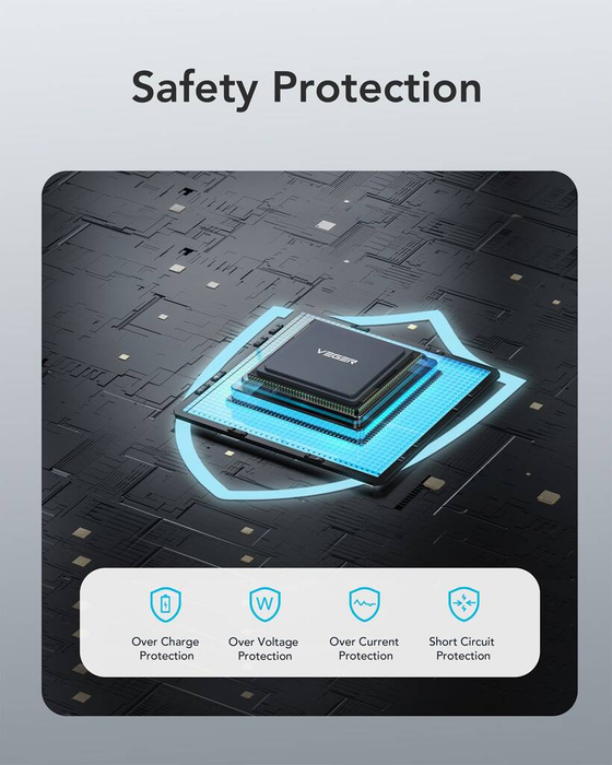 VEGER powerbank 20000 mAh PD QC3.0 2A 20W L20S (VP2039PD / W2039PD) czarny