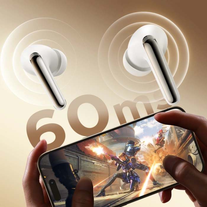 Słuchawki Joyroom Funpods JR-FN1 bezprzewodowe douszne TWS Bluetooth 5.4 ANC ENC - białe