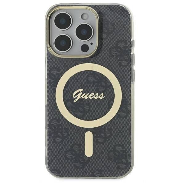 Etui Guess iPhone 16 Pro Max 6.9" czarny/black hardcase IML 4G MagSafe