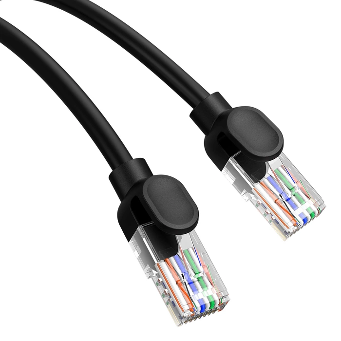 Kabel sieciowy Baseus Ethernet CAT5, 3m (czarny)