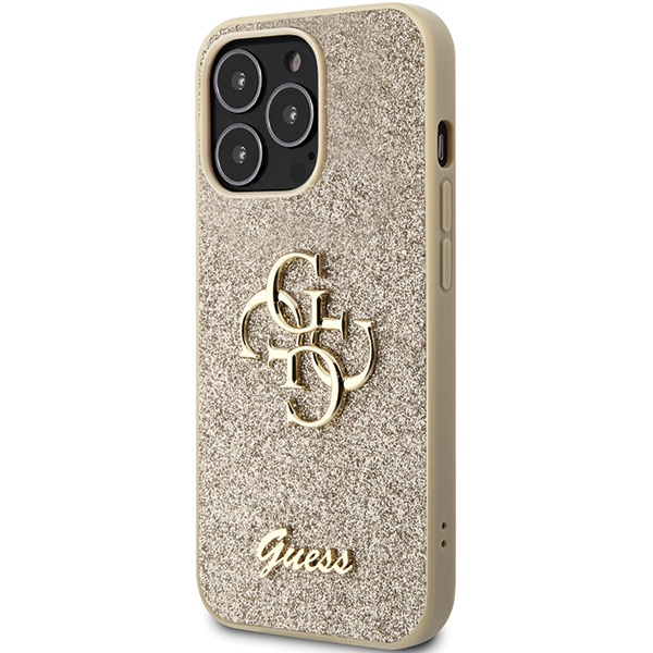 Etui Oryginalne Etui GUESS Hardcase GUHCP13XHG4SGD do iPhone 13 Pro Max (Fixed Glitter Big 4G / złoty) Case