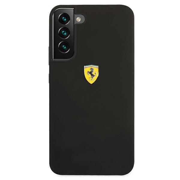 Etui FERRARI Samsung Galaxy S22 Plus On Track Silicone Czarny Hardcase
