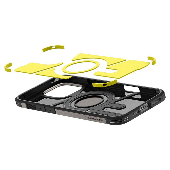 ETUI SPIGEN TOUGH ARMOR MAG MAGSAFE IPHONE 16 PRO MAX GUNMETAL