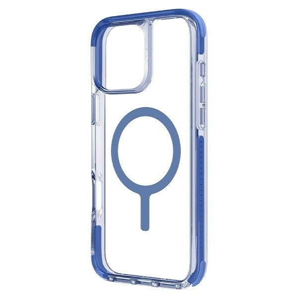 Etui UNIQ Combat iPhone 16 6.1" Magclick Charging niebieski/pearl blue