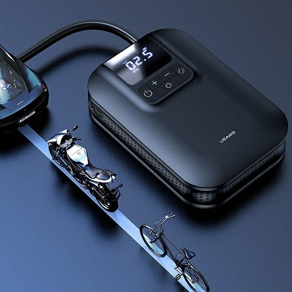 Mini Pompka USAMS Air Car Pump 5000mAh Czarny