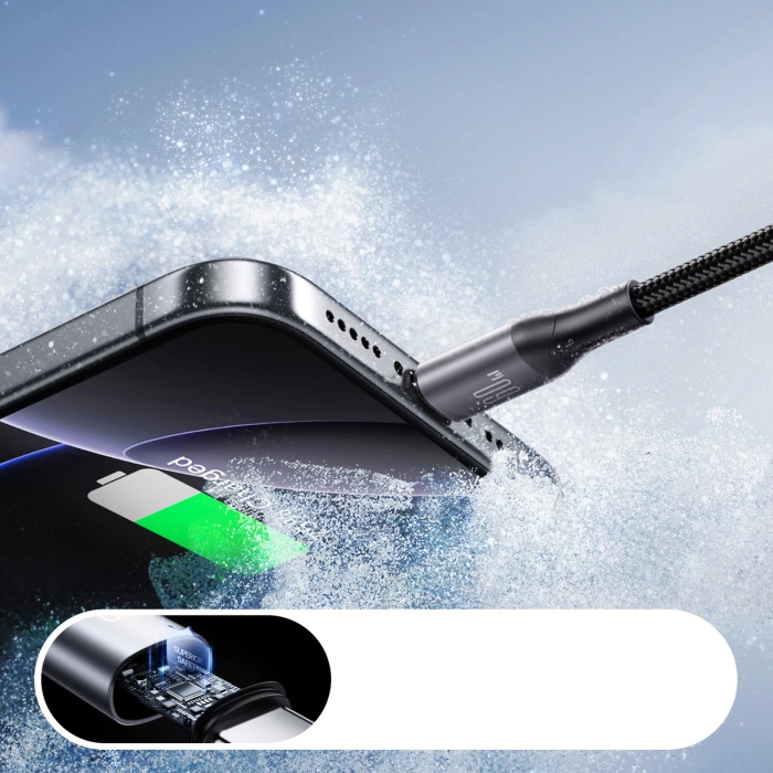 Kabel Joyroom S-A28 Flash Series 60W USB-C - USB-C 1m - czarny