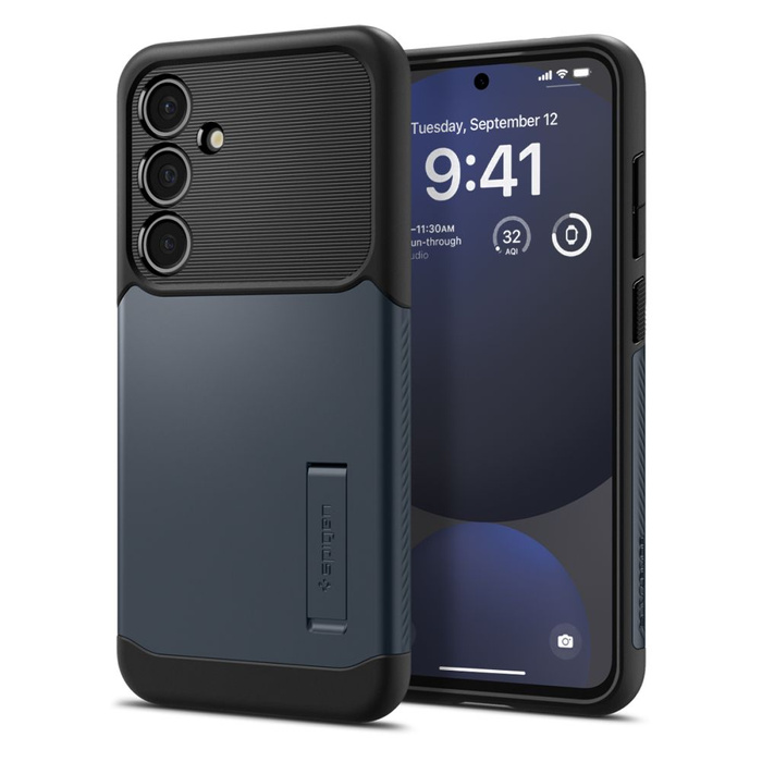 ETUI SPIGEN SLIM ARMOR GALAXY S24 FE METAL SLATE