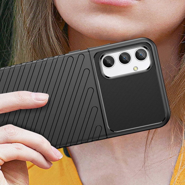 Etui Thunder Case etui do Samsung Galaxy A34 5G silikonowy pancerny pokrowiec czarne Case