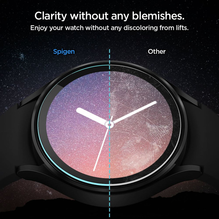 SZKŁO HARTOWANE SPIGEN GLAS.TR ”EZ-FIT” 2-PACK GALAXY WATCH 5 PRO (45 MM)