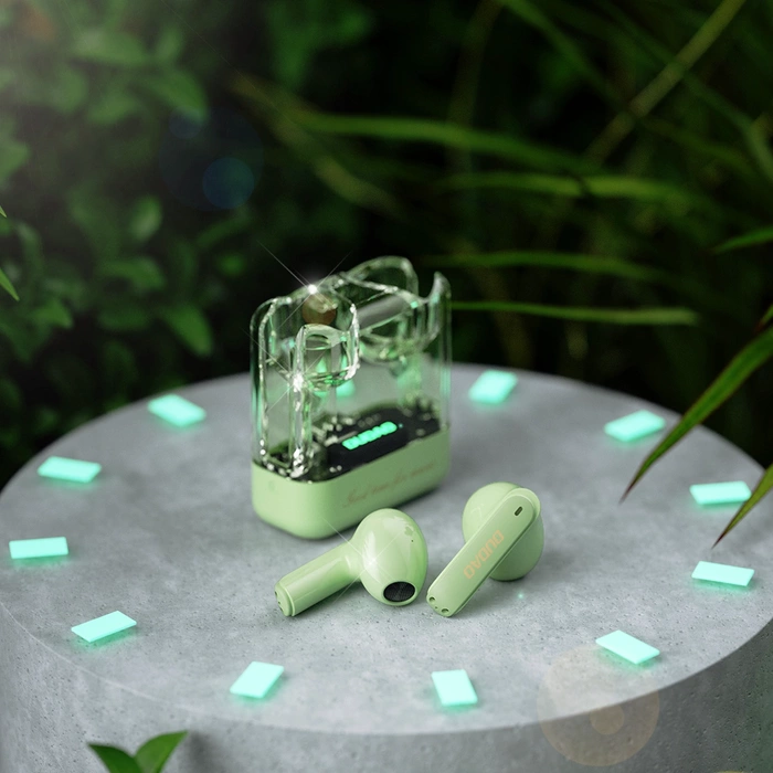 Bezprzewodowe słuchwaki TWS Dudao U18Pro Bluetooth 5.3 - zielone