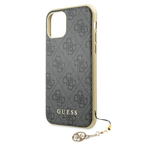 Etui GUESS Apple iPhone 11 4G Charms Collection Szary Hardcase CASE