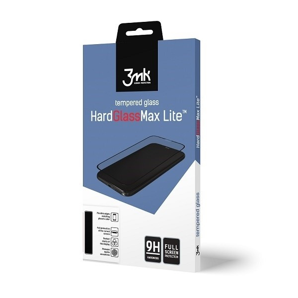 Szkło Hartowane 3MK HardGlass Max Lite Huawei P8 Lite 2017 czarny/black