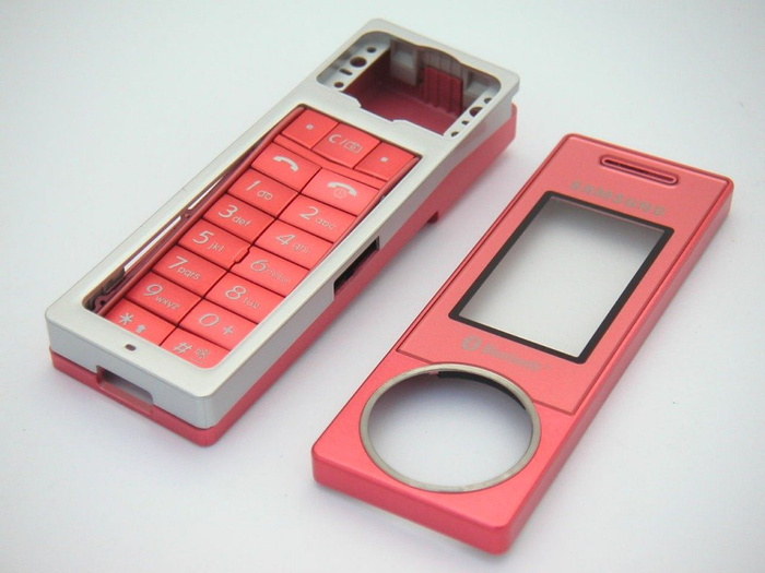 SAMSUNG X830 Obudowa Komplet Różowa Grade A