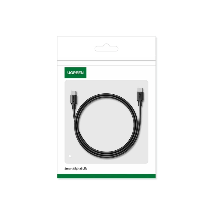 Kabel USB-C do USB-C UGREEN 15177, 1,5m (czarny)