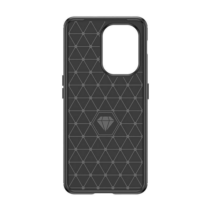 Etui silikonowe Carbon Case do OnePlus Ace 2V/OnePlus Nord 3 - czarne