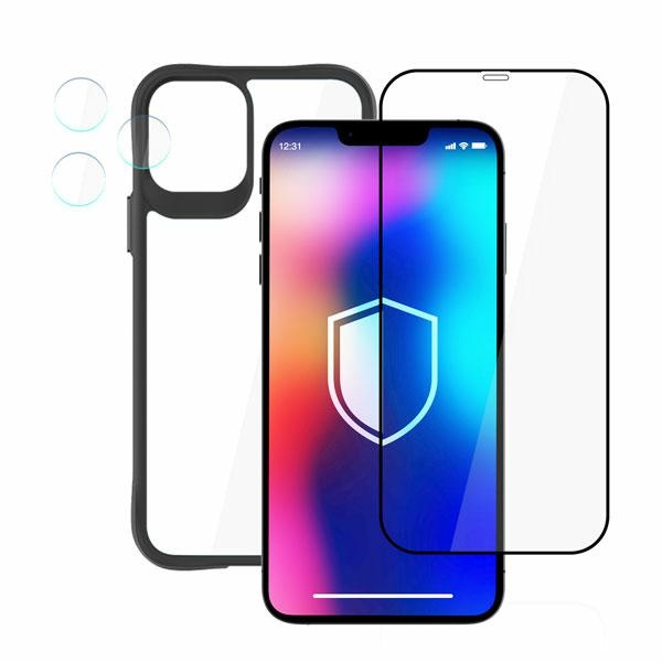 Etui 3mk Comfort Set 4in1 iPhone 12 6.1" Zestaw Akcesoriów Ochronnych 4w1 Case