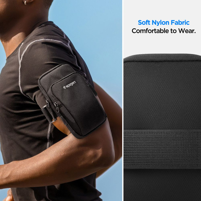 OPASKA NA RAMIĘ SPIGEN A702 DYNAMIC SHIELD ARMBAND BLACK
