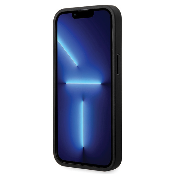 Etui BMW BMHCP14L22RFGK iPhone 14 Pro 6.1" czarny/black Leather Diamond Pattern Case