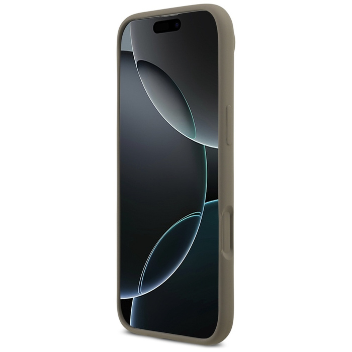 Etui Guess Silicone Big 4G Script do     iPhone Air brązowy