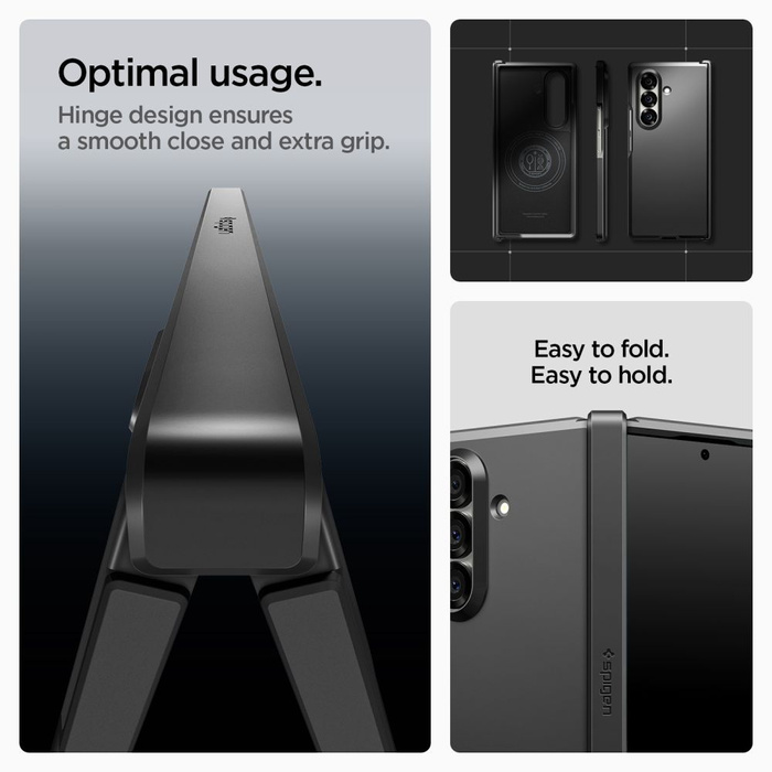 ETUI SPIGEN SAMSUNG GALAXY Z FOLD 7 TOUGH ARMOR PRO MAG MAGSAFE CZARNE