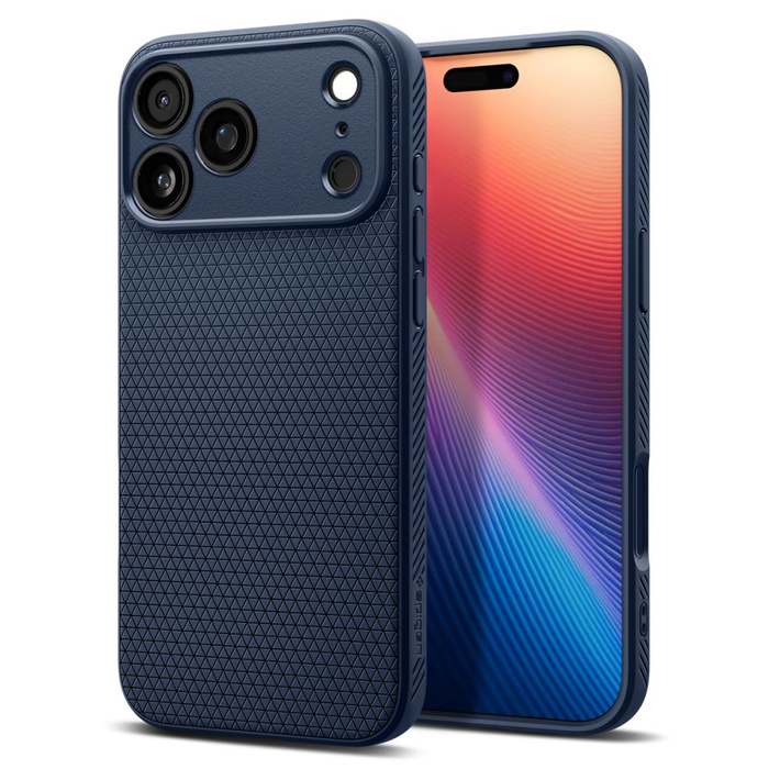 ETUI SPIGEN IPHONE 17 PRO LIQUID AIR NAVY BLUE