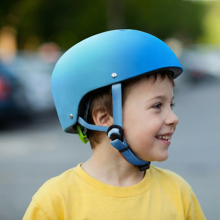 Kask rowerowy BMX/hulajnoga Wozinsky  S - gradient niebieski