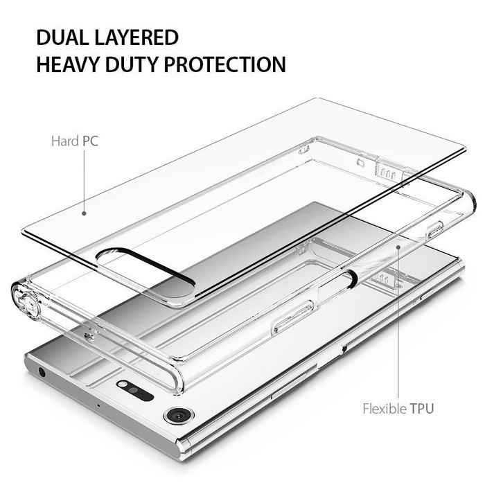 Etui RINGKE Fusion Xperia XZ Premium Clear View