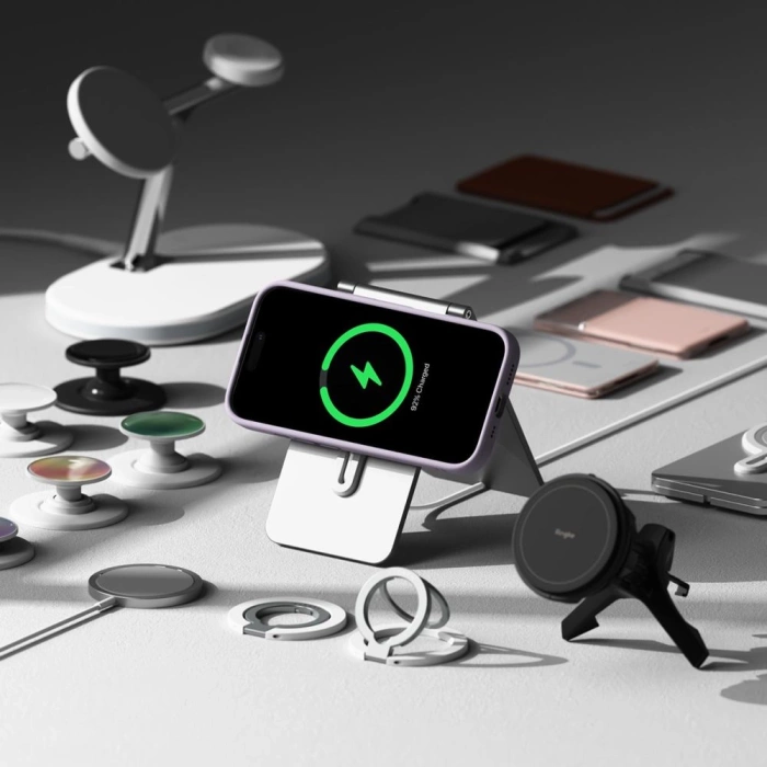 Etui RINGKE SILICONE MAGNETIC MAGSAFE IPHONE 16 PRO LIGHT PURPLE