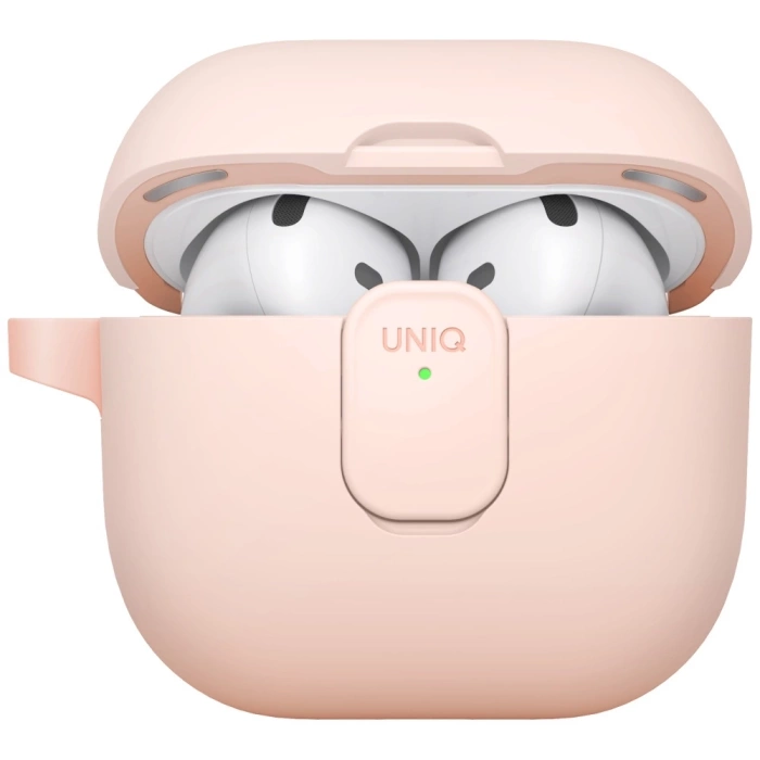 Etui UNIQ AirPods 4 Clyde Lock Case Różowy