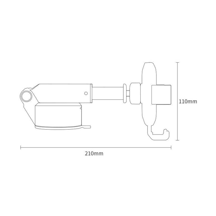 Baseus teleskopowy grawitacyjny uchwyt samochodowy na szybę deskę rozdzielczą czarny (SUYL-TK01)