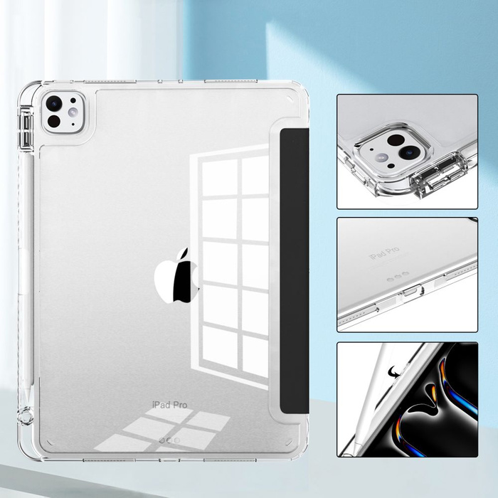 Etui Tech-protect Sc Pen Hybrid iPad Pro 11 5 / 2024 Black/clear Case