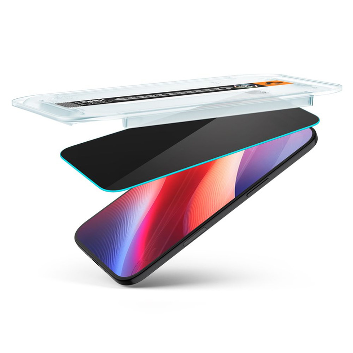 SZKŁO PRYWATYZUJĄCE SPIGEN IPHONE 17 AIR GLAS.TR ”EZ FIT” 2-PACK PRIVACY