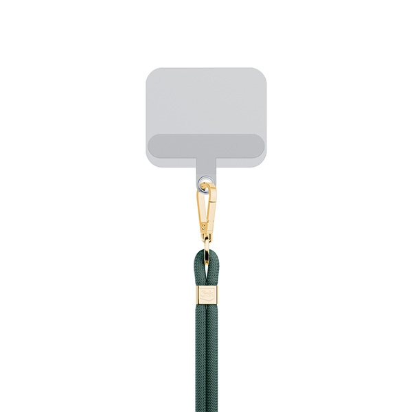 3MK EasyClip Dark Green (gold) smycz do telefonu