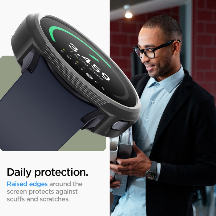 ETUI SPIGEN LIQUID AIR SAMSUNG GALAXY WATCH 7 (40 MM) MATTE BLACK