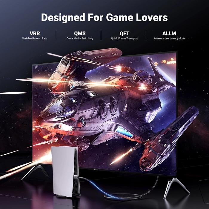 Kabel HDMI 2.1 male to male UGREEN HD171, 1m (czarny)