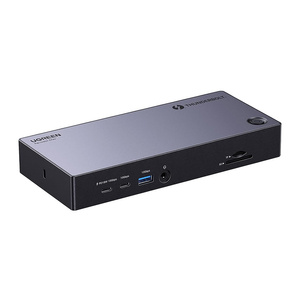 Stacja dokująca 13w1 Ugreen Revodok Max 313 Thunderbolt 4 do 2x USB 3.0, USB 3.2, USB-C 3.2, HDMI 2.1, DisplayPort 1.4, SD/microSD, RJ45, AUX 3.5mm, PD 140W