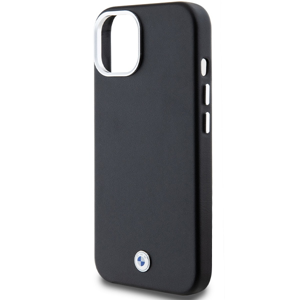 Etui Bmw Bmhmp15s23pufwk Iphone 15 / 14 / 13 6.1"czarny/black Signature Wrapped Metal Magsafe Case
