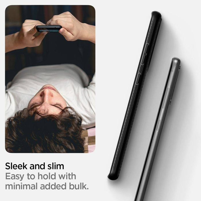 Etui SPIGEN Samsung Galaxy S20 Liquid Air Matte Black Czarne Case