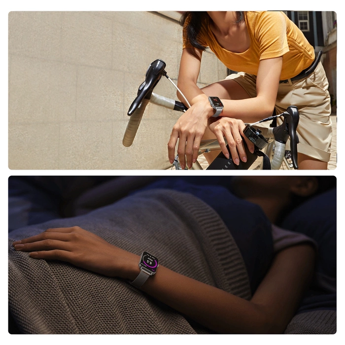 Smartwatch Joyroom JR-FT5 IP68 z funkcją odbierania połączeń - srebrny