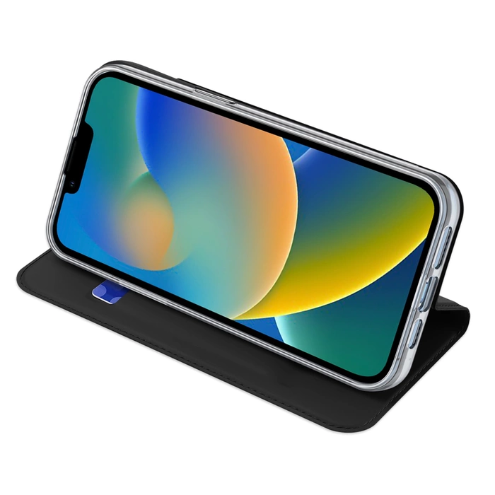 [PO ZWROCIE] Dux Ducis Skin Pro kabura etui pokrowiec z klapką iPhone 14 Plus czarny
