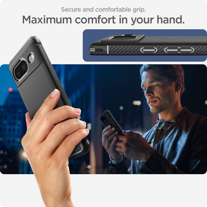 Etui Spigen Rugged Armor Google Pixel 8 Matte Black Case