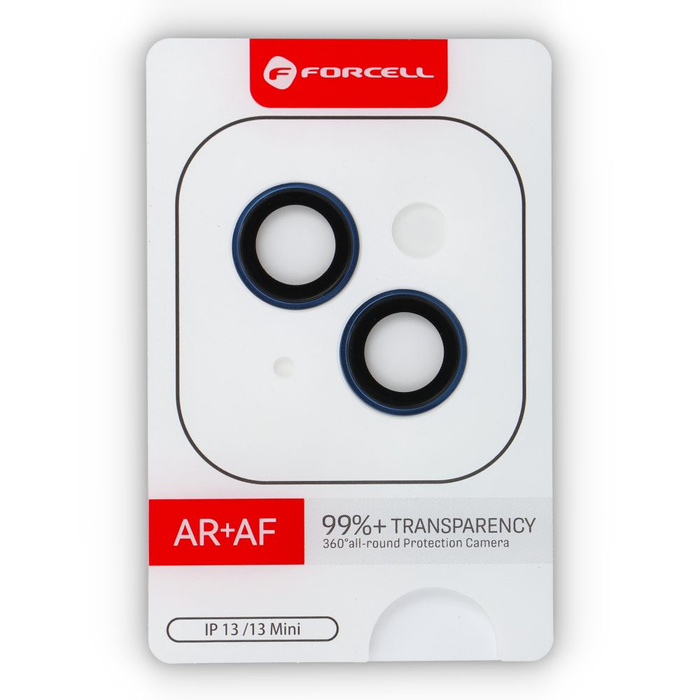 Szkło hartowane na aparat do iPhone 13 / 13 Mini Forcell Premium niebieskie